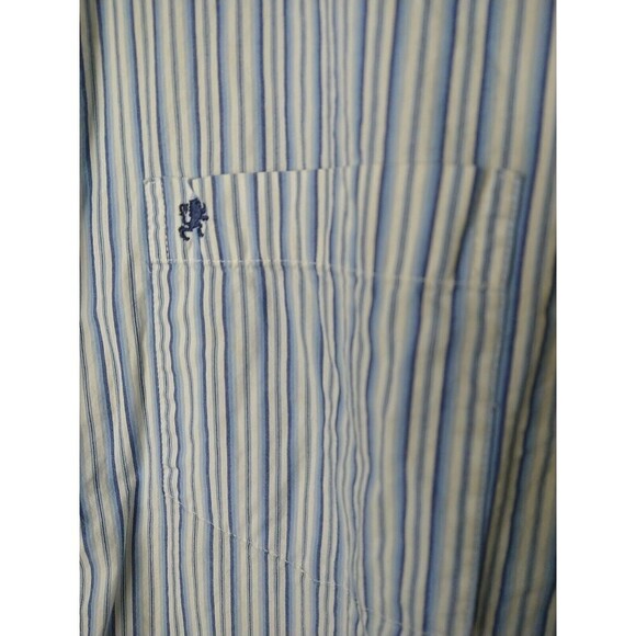 $  Mossimo Supply Co. Long Sleeve Collared Button Up Striped Shirt. Size XL - Picture 6 of 9